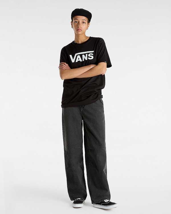 Black Men Vans Classic T Shirts Canada | VN8421536