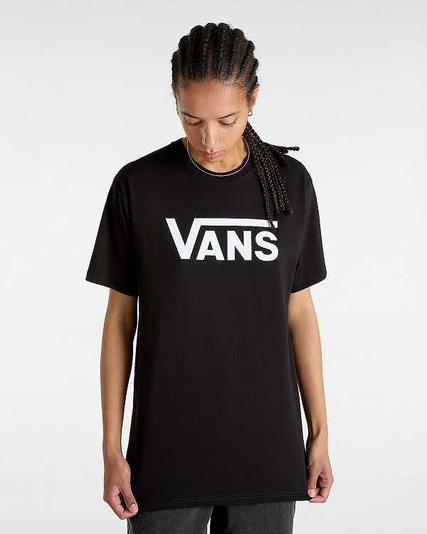 Black Men Vans Classic T Shirts Canada | VN8421536