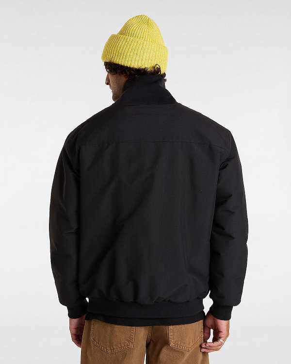 Black Men Vans Clifton Down Bomber Jackets Canada | VN6812073