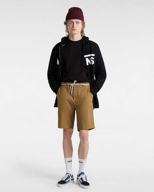 Black Men Vans Essential Loose T Shirts Canada | VN7814259
