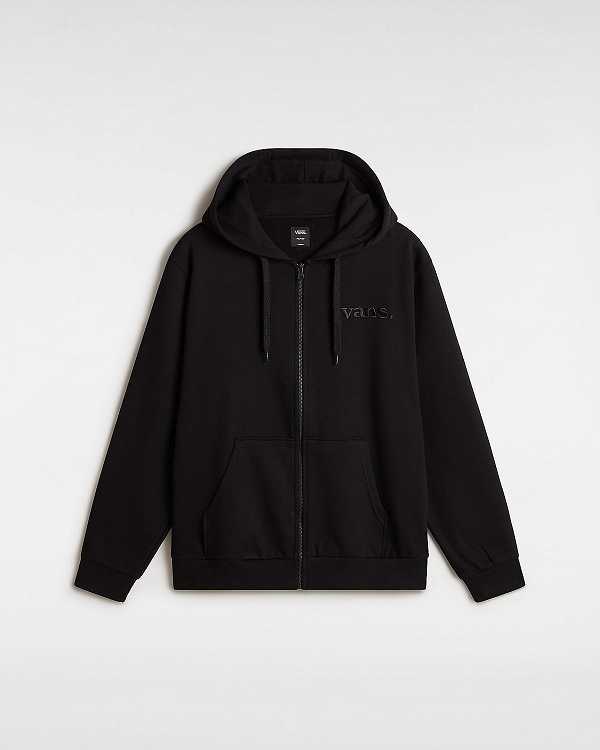 Black Men Vans Essential Relaxed Hoodie Canada | VN1703469