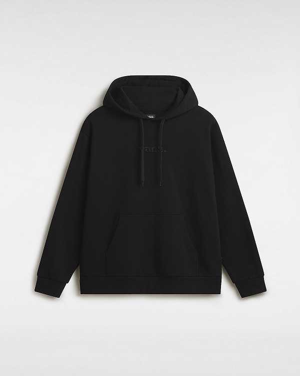 Black Men Vans Essential Relaxed Hoodie Canada | VN4125376