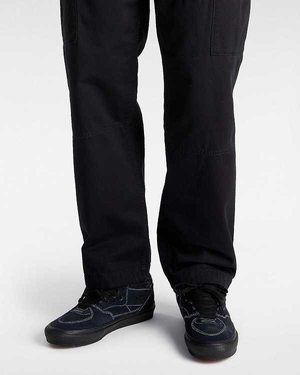 Black Men Vans Half Cab Web Skate Shoes Canada | VN8960432