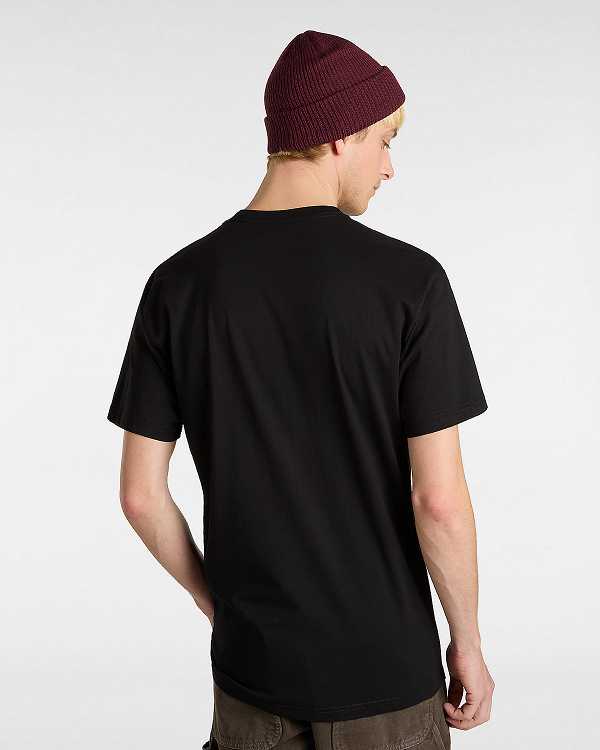Black Men Vans Hi Stretch T Shirts Canada | VN0813652