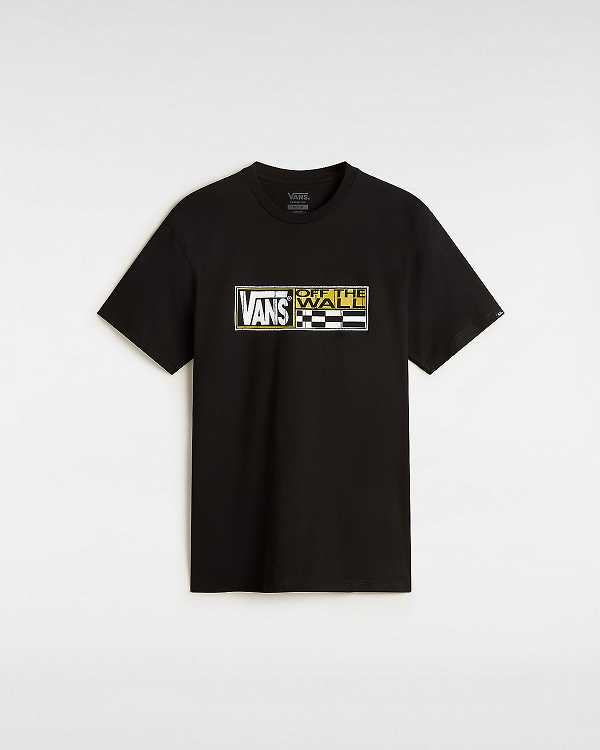 Black Men Vans Hi Stretch T Shirts Canada | VN0813652