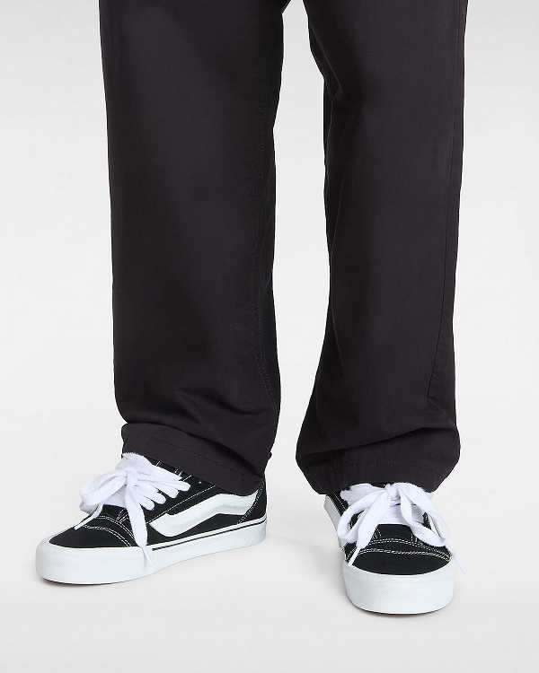 Black Men Vans Knu Skool Skate Shoes Canada | VN7631980