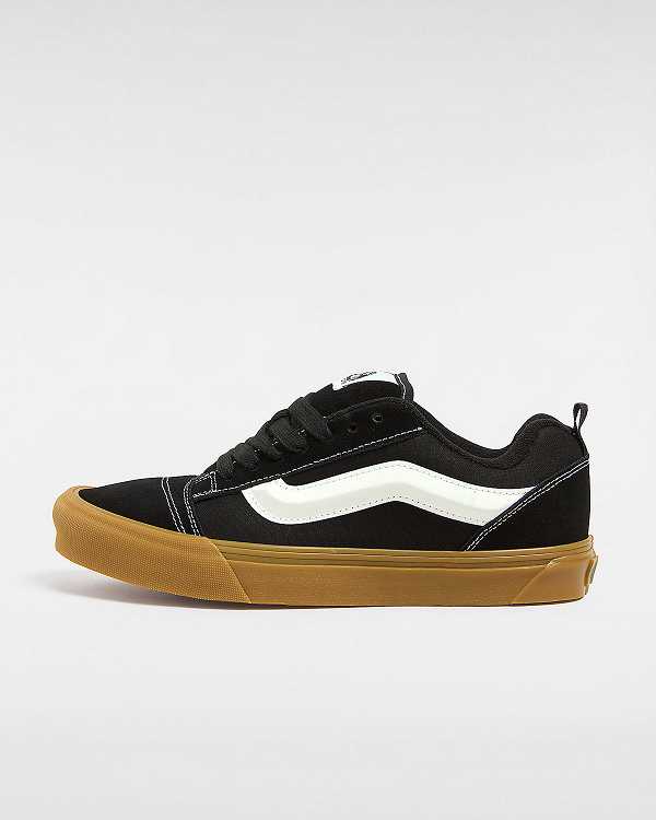 Black Men Vans Knu Skool Sneakers Canada | VN6285094
