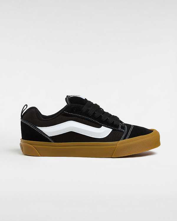 Black Men Vans Knu Skool Sneakers Canada | VN6285094