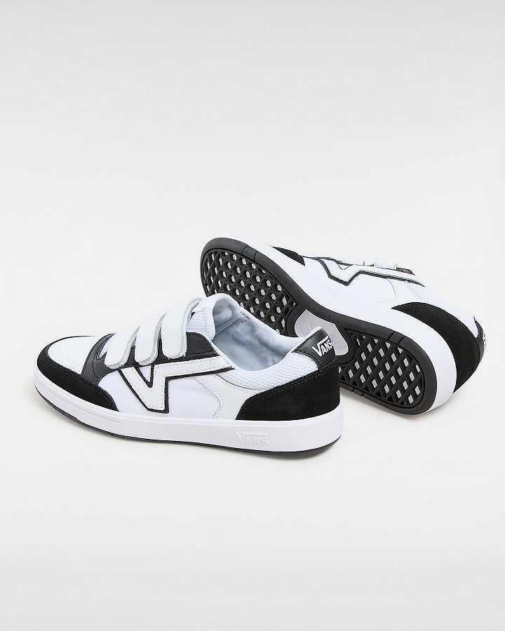 Black Men Vans Lowland ComfyCush Hook And Loop Tennis Shoes Canada | VN5902637
