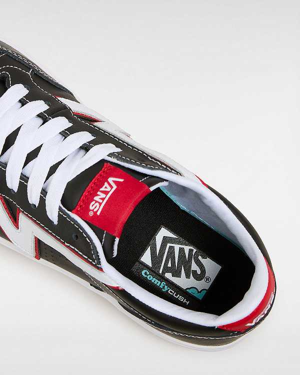 Black Men Vans Lowland ComfyCush Tennis Shoes Canada | VN5914238
