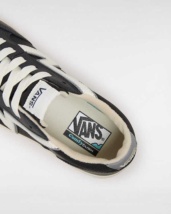 Black Men Vans Lowland ComfyCush Tennis Shoes Canada | VN3965281