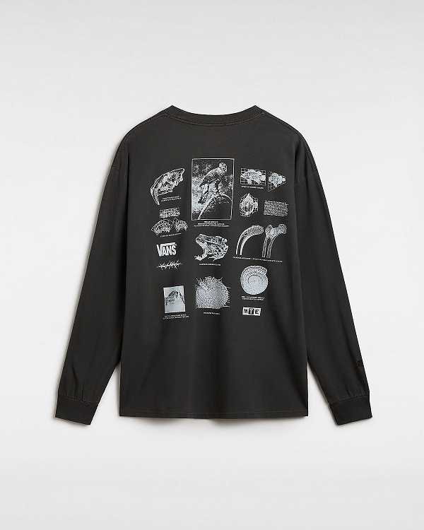 Black Men Vans MTE Brain Storms Study Long Sleeve T Shirts Canada | VN9145378
