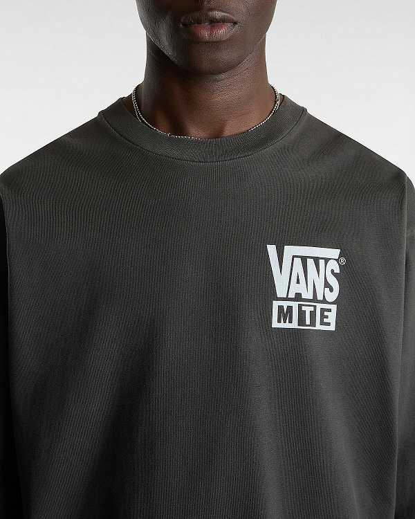 Black Men Vans MTE Brain Storms Study Long Sleeve T Shirts Canada | VN9145378