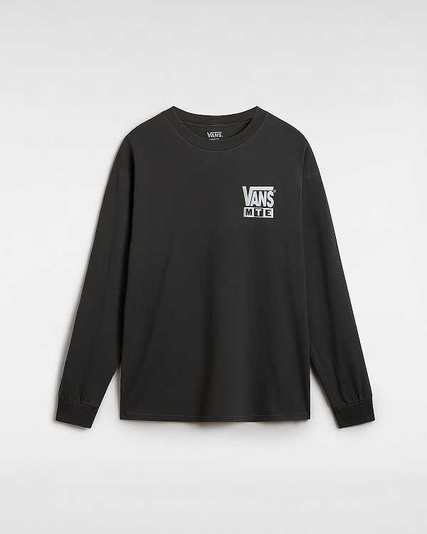 Black Men Vans MTE Brain Storms Study Long Sleeve T Shirts Canada | VN9145378