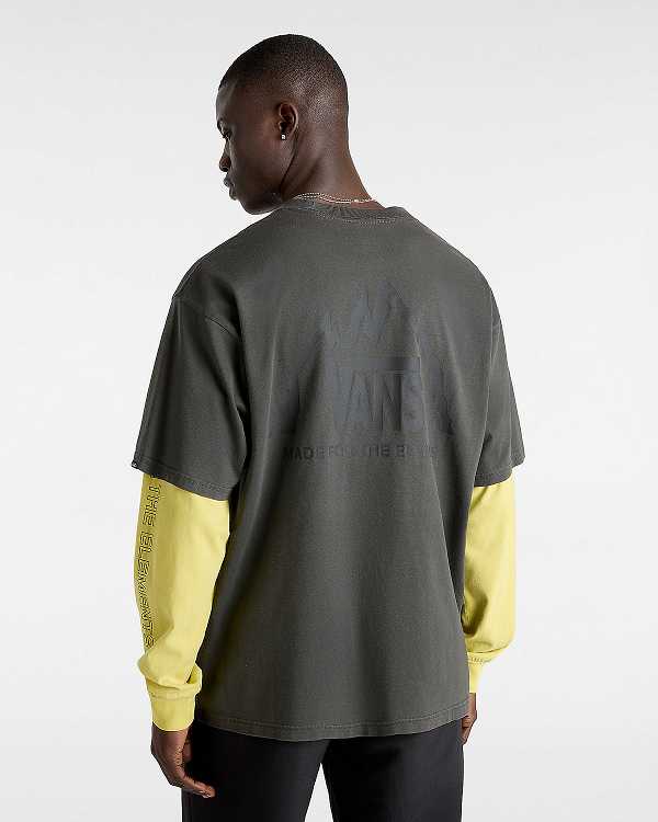 Black Men Vans MTE Crestline T Shirts Canada | VN1368495