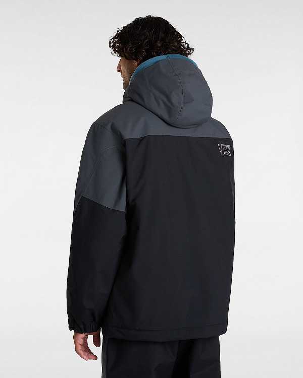 Black Men Vans MTE Hellbound Snowboard Jacket Canada | VN7280439