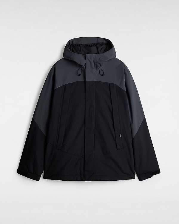 Black Men Vans MTE Hellbound Snowboard Jacket Canada | VN7280439