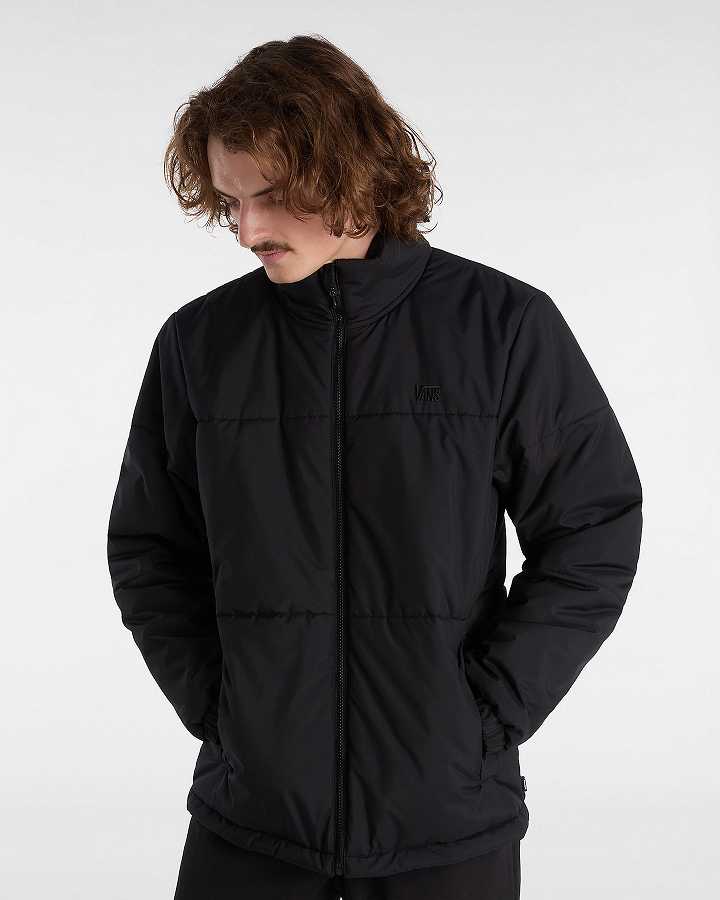 Black Men Vans MTE Norris Puffer Jacket Canada | VN8642739