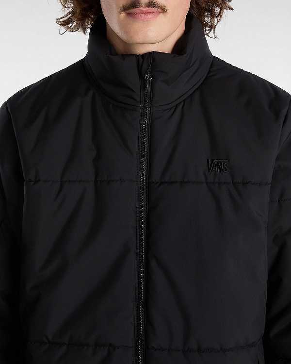 Black Men Vans MTE Norris Puffer Jacket Canada | VN8642739