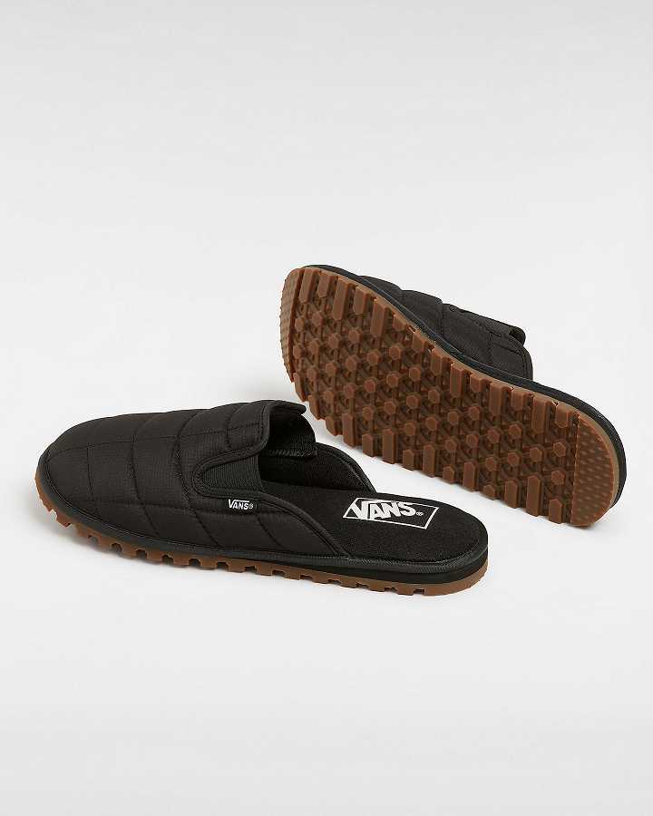 Black Men Vans MTE Quilted Mountain Mules Canada | VN9834106