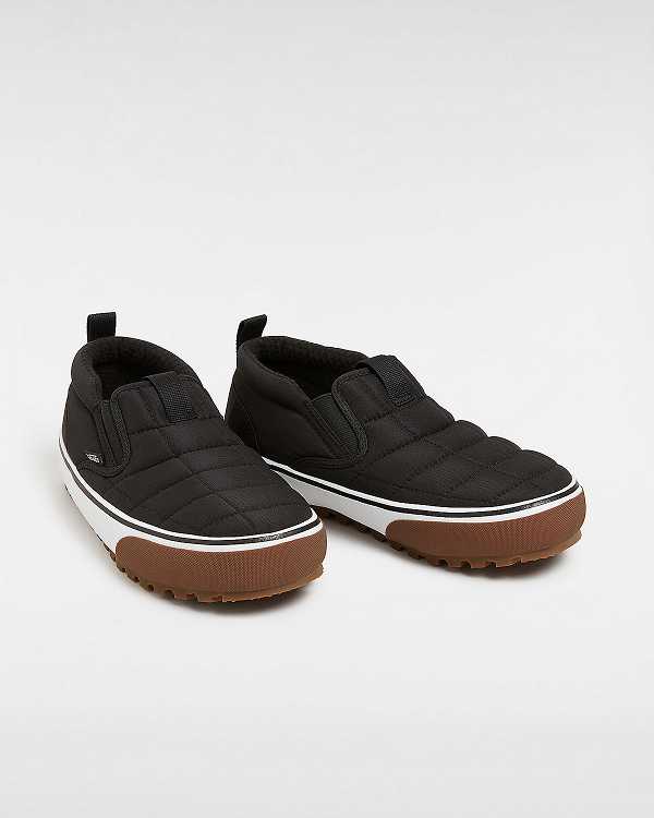 Black Men Vans MTE Quilted Snow Lodge Slipper Mid Slippers Canada | VN6473150