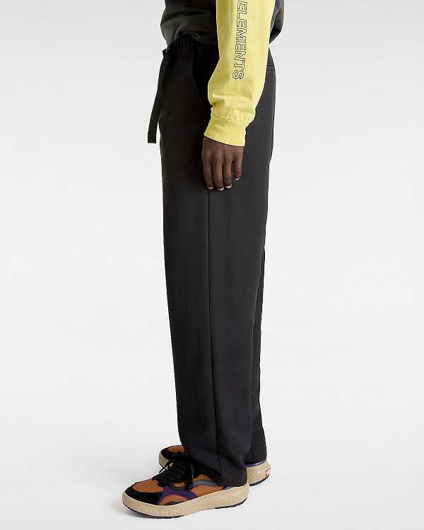 Black Men Vans MTE Range Nylon Loose Tapered Pants Canada | VN8916435