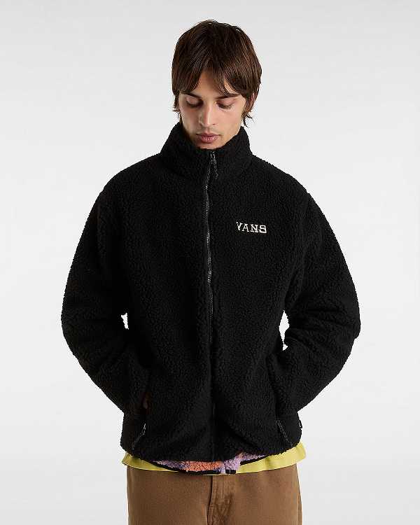 Black Men Vans Nimi Full Zip Jacket Canada | VN3609421