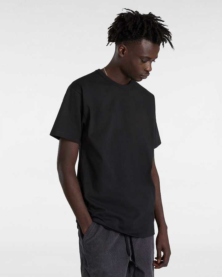 Black Men Vans Off The Wall II T Shirts Canada | VN7043862