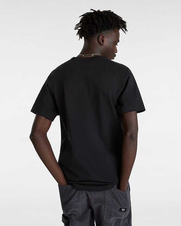 Black Men Vans Off The Wall II T Shirts Canada | VN7043862