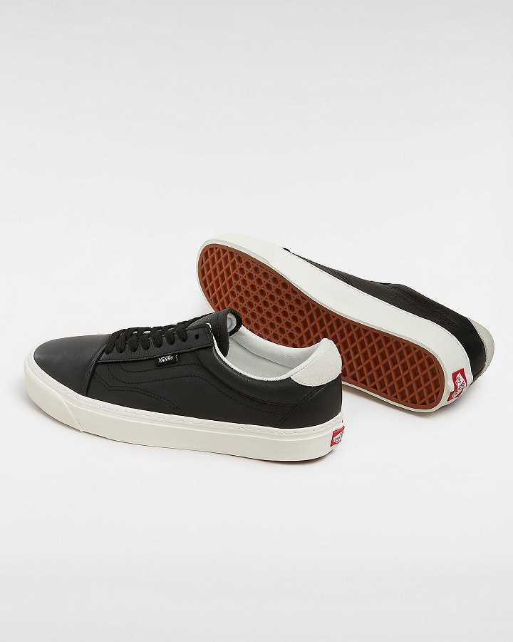Black Men Vans Old Skool Lux Sneakers Canada | VN3172589