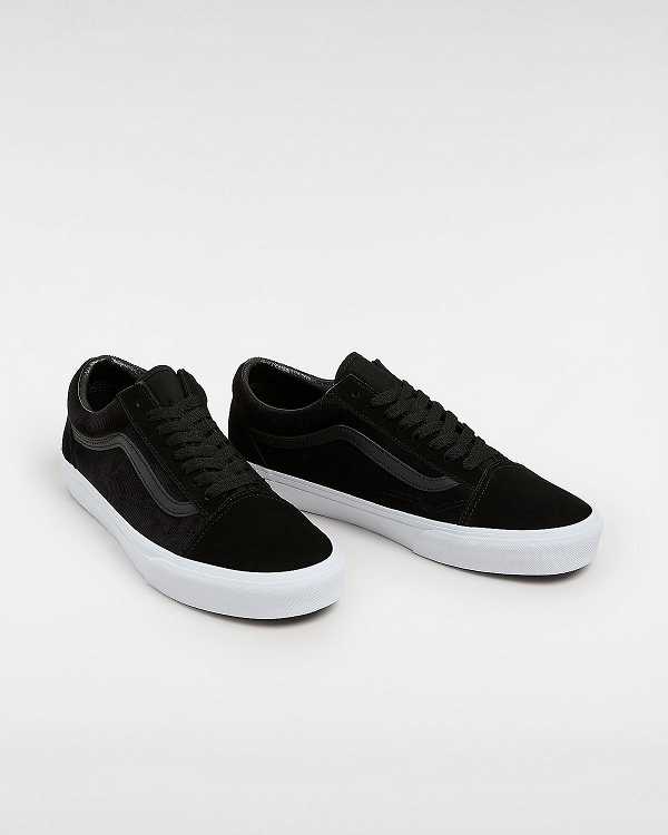 Black Men Vans Old Skool Pig Suede Sneakers Canada | VN1483970