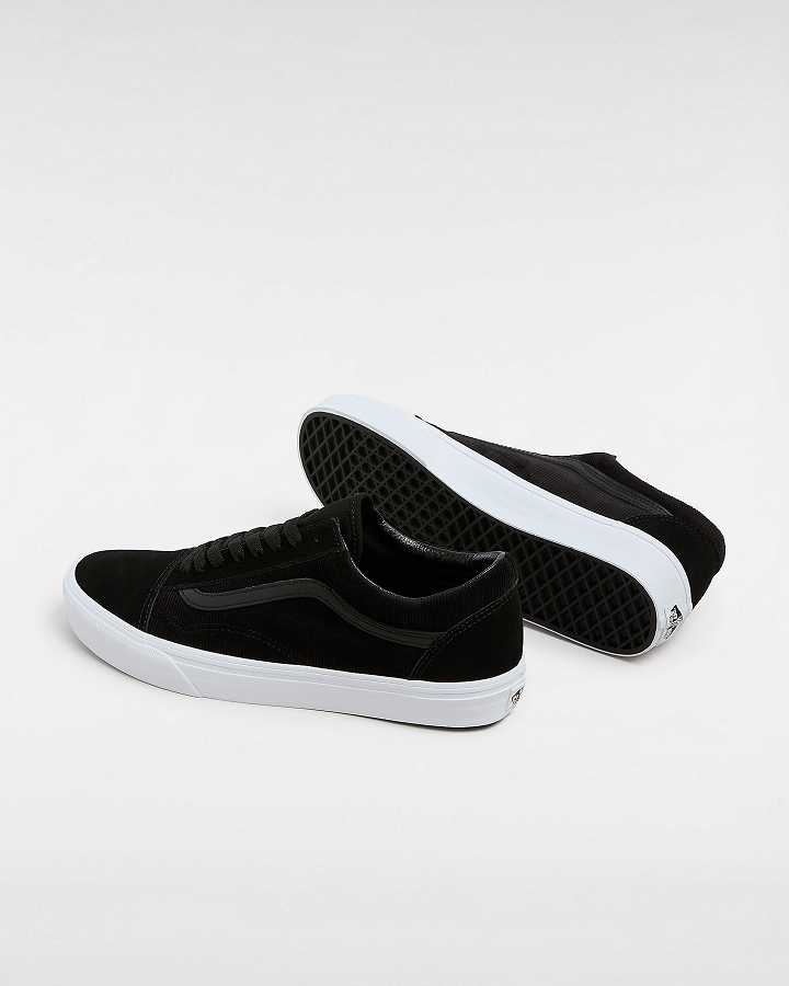 Black Men Vans Old Skool Pig Suede Sneakers Canada | VN1483970