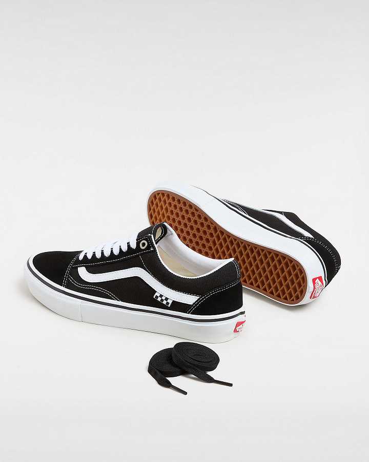 Black Men Vans Old Skool Skate Shoes Canada | VN6078325