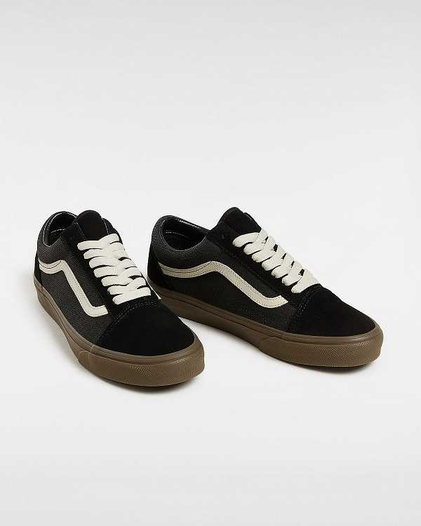 Black Men Vans Old Skool Sneakers Canada | VN1329547