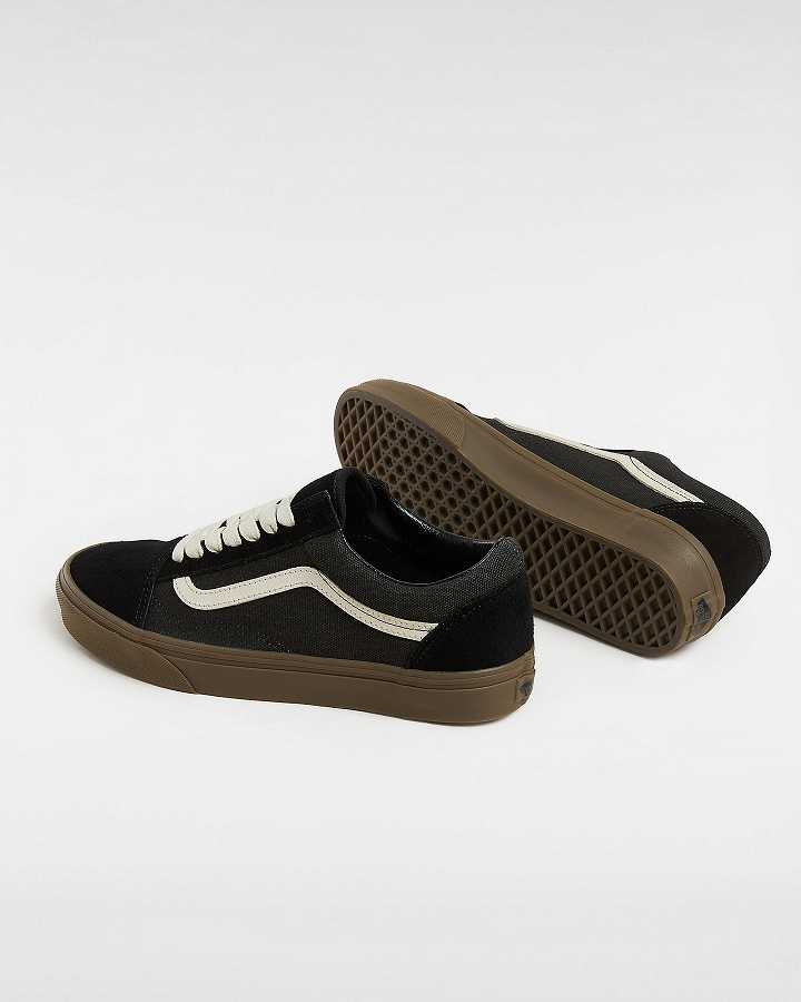Black Men Vans Old Skool Sneakers Canada | VN1329547