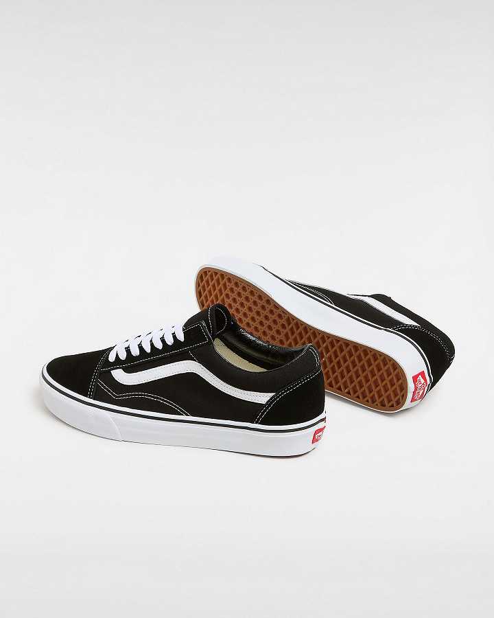 Black Men Vans Old Skool Sneakers Canada | VN6193425