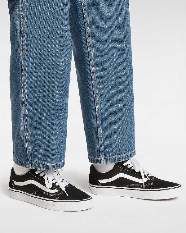 Black Men Vans Old Skool Sneakers Canada | VN6193425