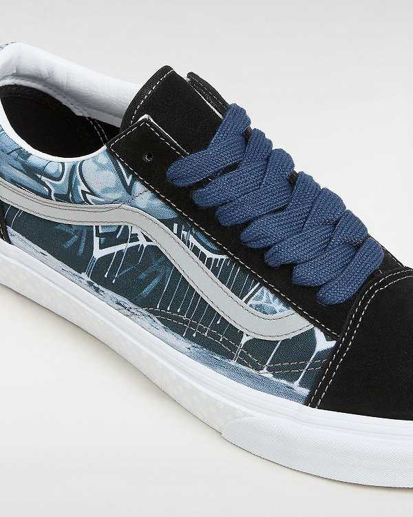 Black Men Vans Old Skool Sneakers Canada | VN6943571