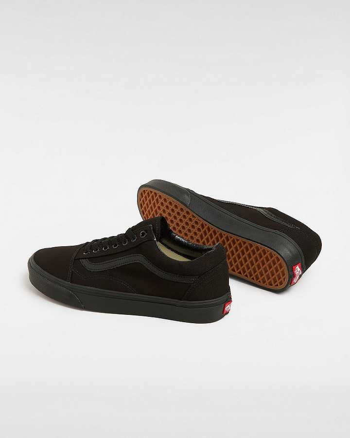 Black Men Vans Old Skool Sneakers Canada | VN8615703