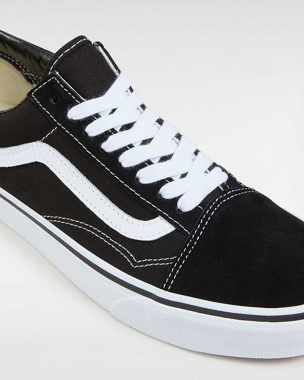 Black Men Vans Old Skool Wide Fit Sneakers Canada | VN9178240