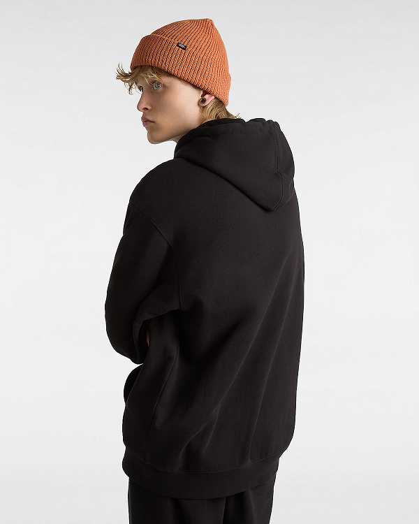 Black Men Vans Original Standard Loose Hoodie Canada | VN1028594