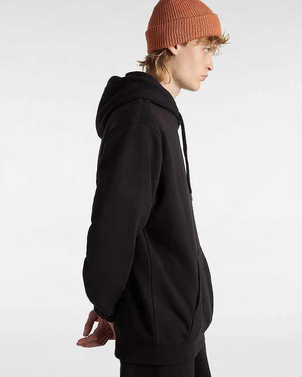 Black Men Vans Original Standard Loose Hoodie Canada | VN1028594