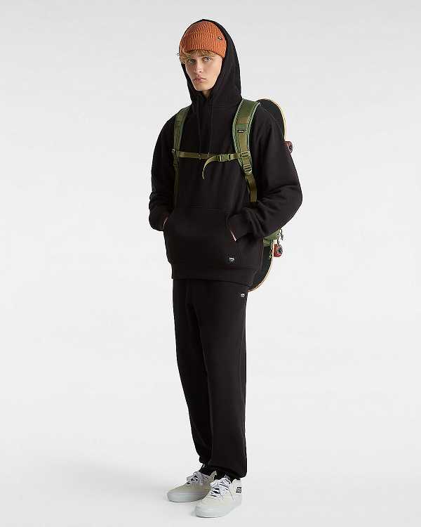 Black Men Vans Original Standard Loose Hoodie Canada | VN1028594