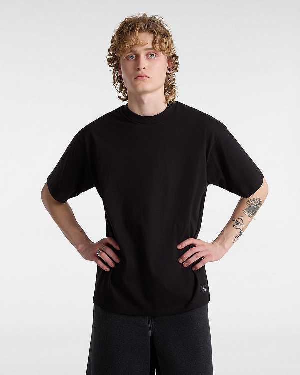 Black Men Vans Original Standards T Shirts Canada | VN5246980