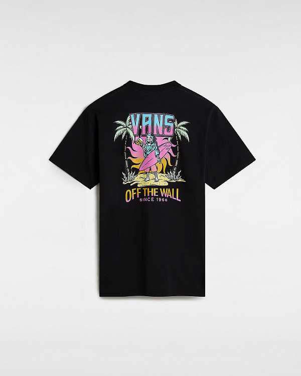 Black Men Vans Palm Cheers Classic T Shirts Canada | VN7243908