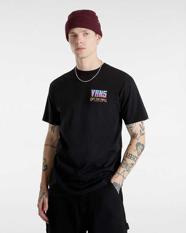 Black Men Vans Palm Cheers Classic T Shirts Canada | VN7243908