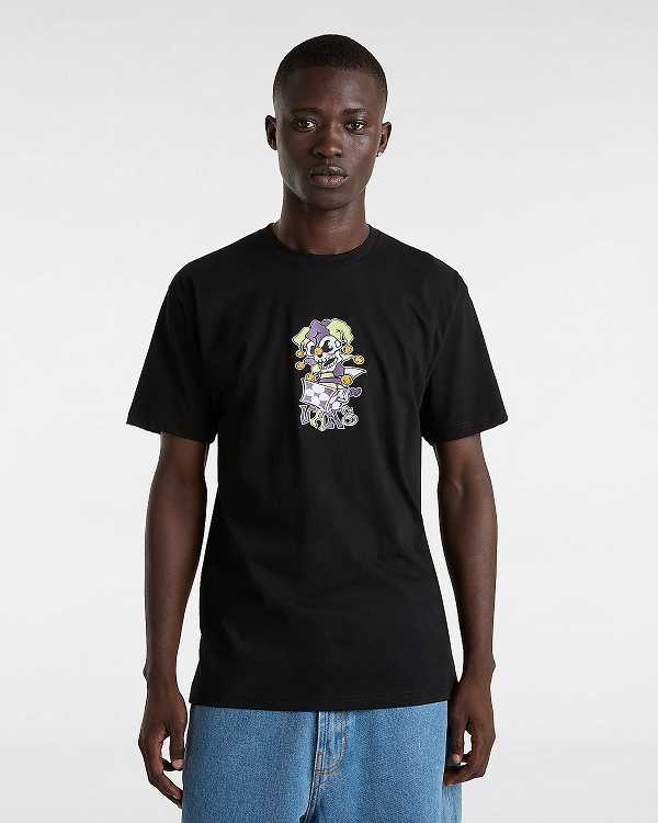 Black Men Vans Prankster T Shirts Canada | VN6297504