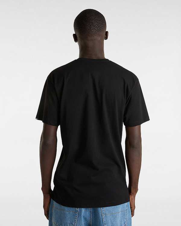 Black Men Vans Prankster T Shirts Canada | VN6297504