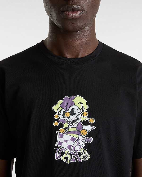 Black Men Vans Prankster T Shirts Canada | VN6297504