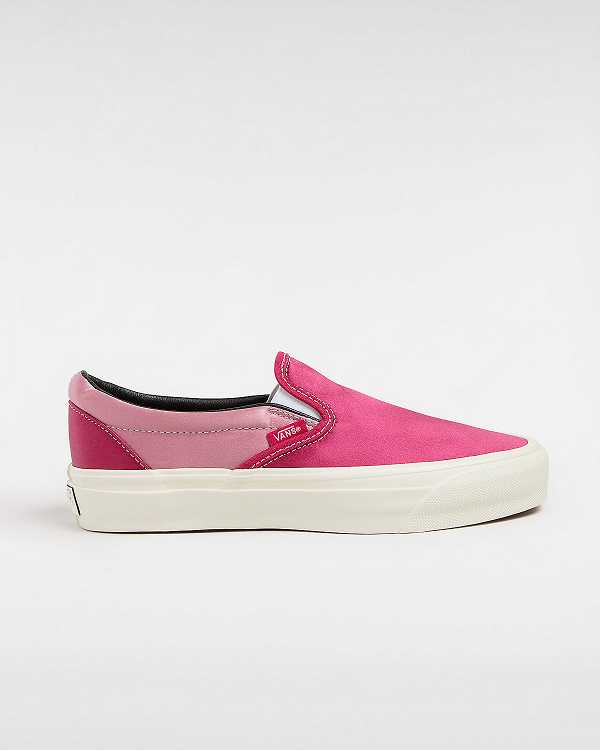 Black Men Vans Premium 98 Satin Slip On Shoes Canada | VN8603741